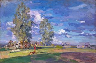 Summer Morning. Okhotino