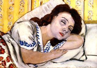 Portrait of Marguerite Asleep