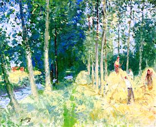 Haymaking at Monthulet
