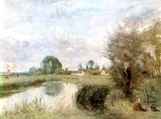 Arleux, View from the Palluel Marsh