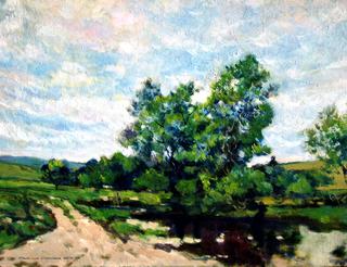 Paesaggio nel verde