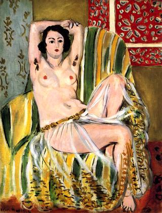 Odalisque Seated with Raised Arms