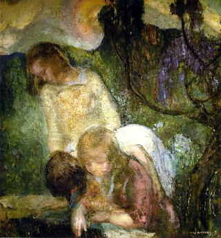 Children at a Well
