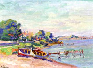 Landscape of the South of France, le Brusc