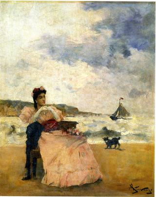 Young Lady on the Beach