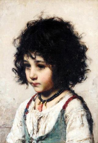 Portrait of a young girl