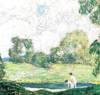Landcape with Two Bathers