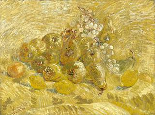 Quinces, Lemons, Pears and Grapes