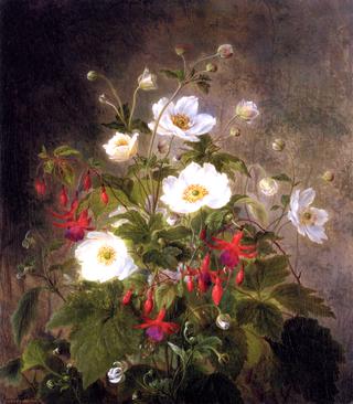 Floral Still Life with Fuchsia