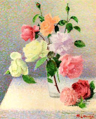 Bouquet of Roses in a Glass of Water