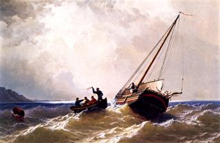 Tow Boat and Sloop