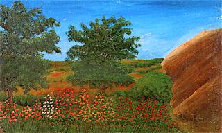 Small Flowers in a Landscape