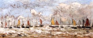 Fishing Fleet off the Dutch Coast