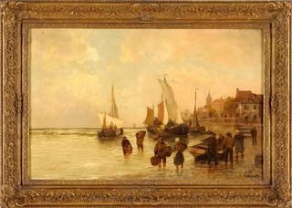 Fishermen Unloading the Catch