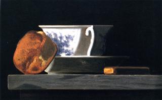 Cup, Biscuit and Fruit