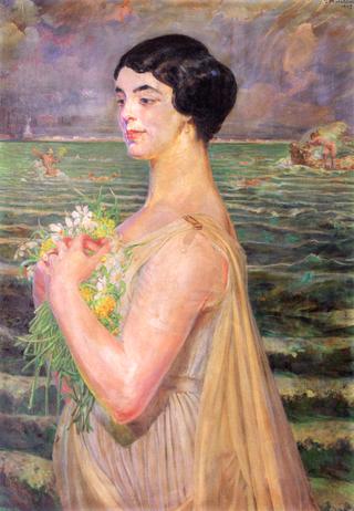 Woman by the Sea