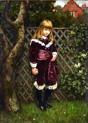 Boy In A Burgundy Suit