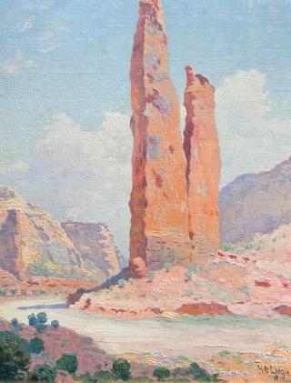 Obelisk in the Canyon de Chelly