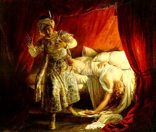 Othello and Desdemona