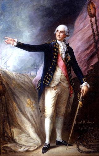 Admiral Rodney at the Battle of the Saintes