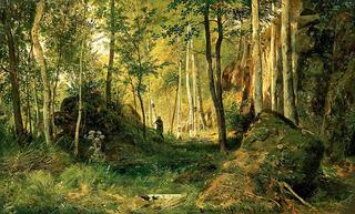 Landscape with Hunter, Valaam Island