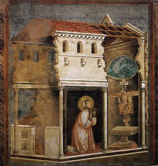 Legend of St Francis: 4. Miracle of the Crucifix (Upper Church, San Francesco, Assisi)