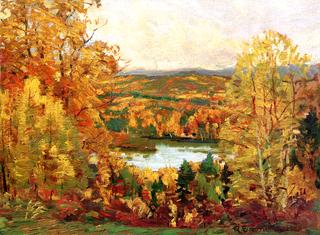 Lake in New Hampshire - Autumn