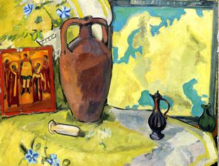 Still Life with Jug and Icon