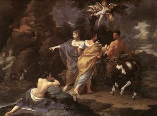 Achilles Handing over to Chiron