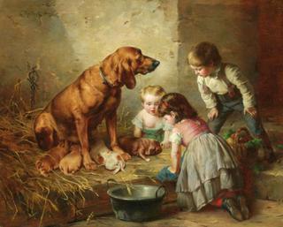 Seeing after the pups