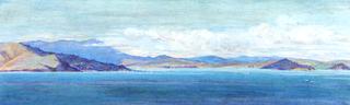 View of Sausalito and Tiburon with Marin County beyond