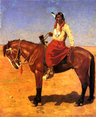 Apache Indian on Horseback