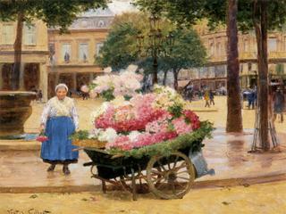 The Flower Market, Place du Theatre Francais