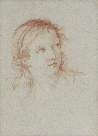 Head of a Girl, Looking Up to the Right