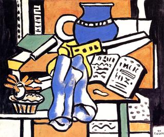 Still Life with a Blue Vase