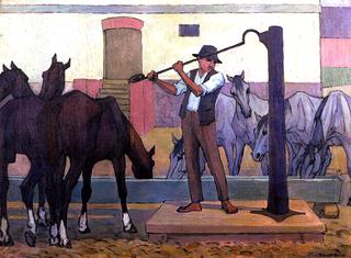 Watering Horses, Poland
