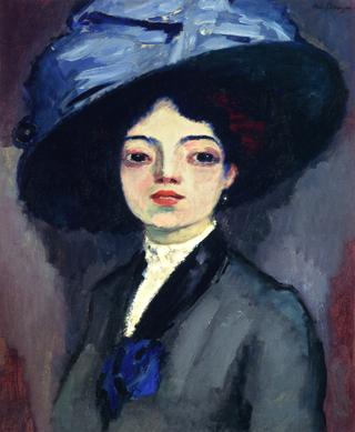 Woman with a Large Hat