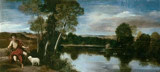 Landscape with Saint John the Baptist