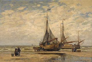 Unloading the fishing boats