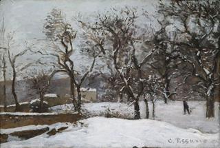 Snow at Louveciennes