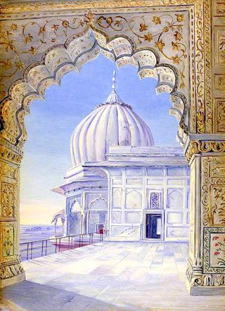 宫殿，德里，印度，十一月，1878年