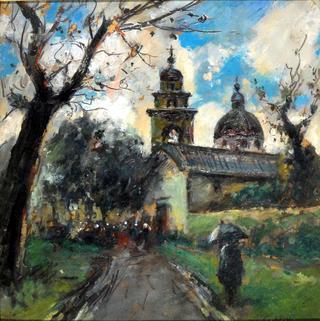 Landscape with a Church