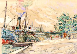 Paris, the Seine at Pont de Saint-Pères
