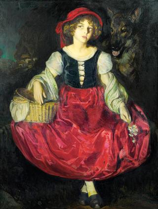 Portrait of Suzanne as Little Red Riding Hood