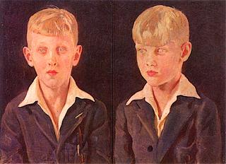 Anthony and Robin Goodall as Schoolboys