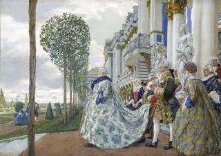 Empress Elizabeth Petrovna in Tsarskoe Selo
