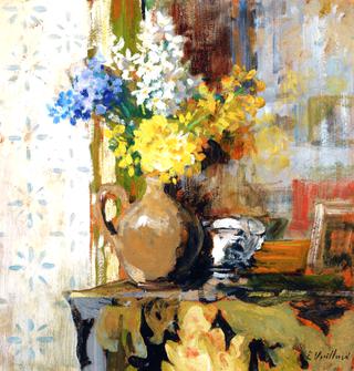 Vase of Spring Flowers