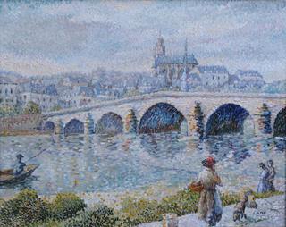 Bridge over the River Loire in Blois