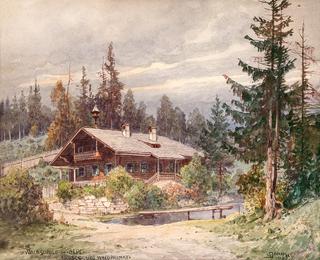 Forest House in the Alps