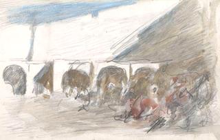 Oriental Market Scene